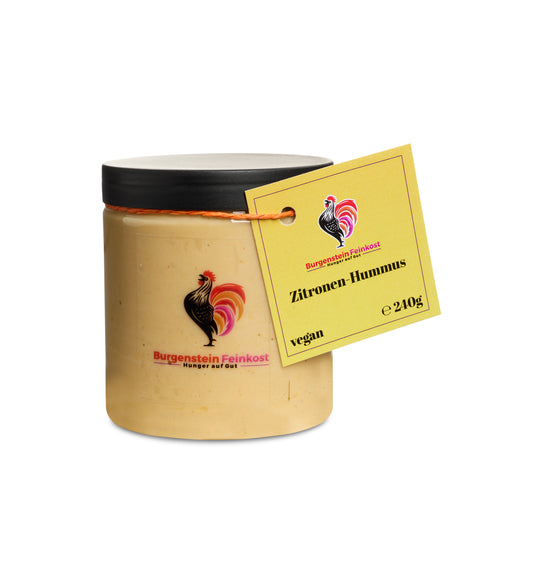 Zitronen Hummus im Becher